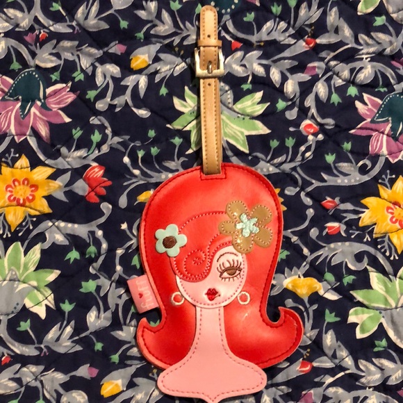 Fluff Red Head Doll Bag Tag - Picture 2 of 3